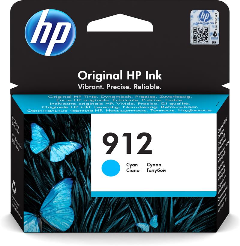 HP 912 Origineel Cyaan 1 stuk(s)