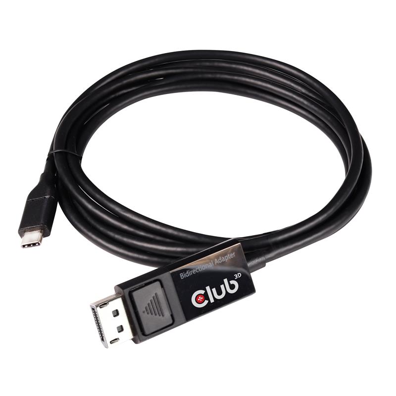 CLUB3D cac-1557 USB C Displayport 1.4 Zwart