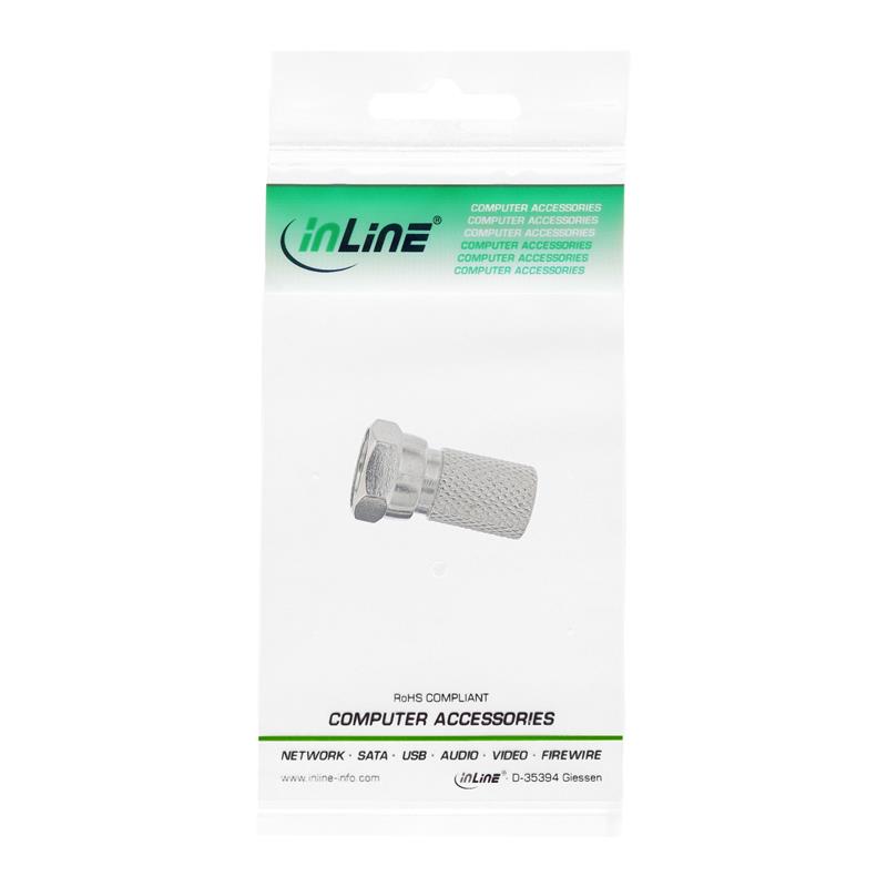 InLine F-Male voor Koaxialkabel met Aussenmantel 7 0mm