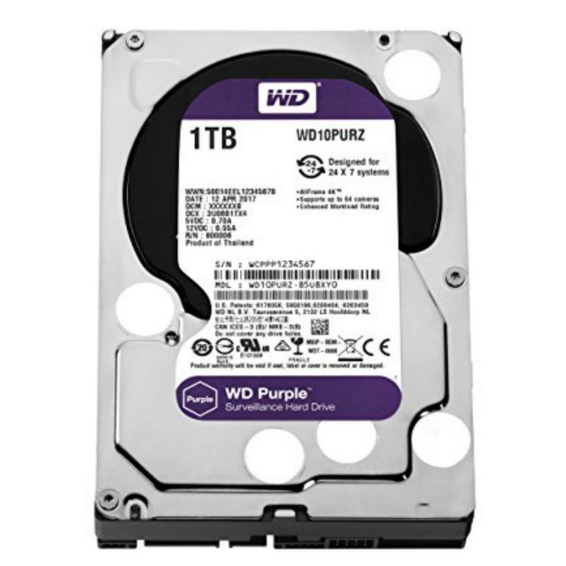 Western Digital Purple 3 5 1000 GB SATA III