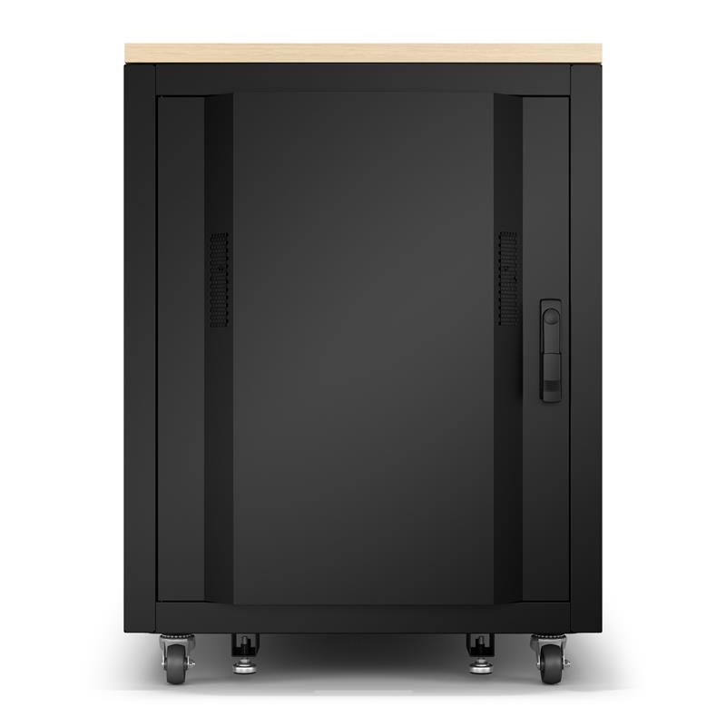 APC AR4017IA rack 17U Vrijstaande rek Esdoornkleur, Zwart