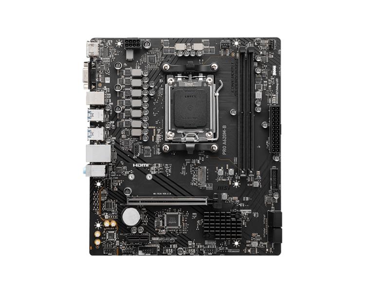 MSI PRO A620M-B moederbord AMD A620 Socket AM5 micro ATX