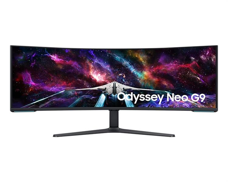 Samsung Odyssey S57CG954NU computer monitor 144,8 cm (57"") 7680 x 2160 Pixels 8K Ultra HD QLED Zwart, Wit