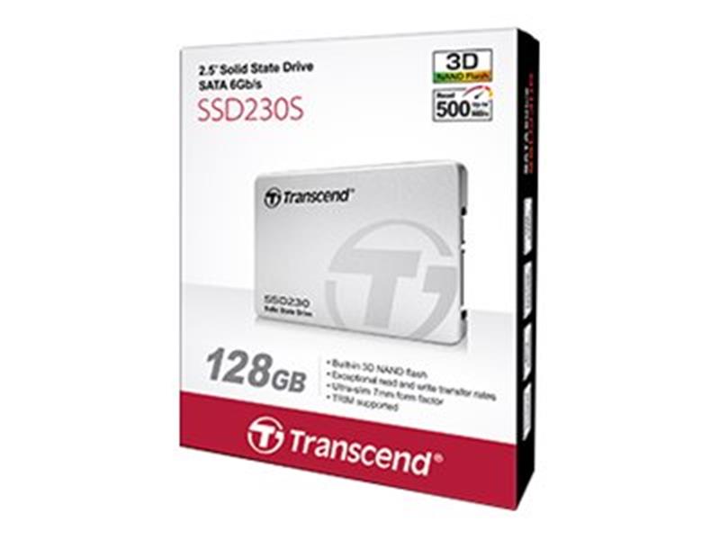 TRANSCEND SSD230S 128G SSD 3D 6 4cm SATA