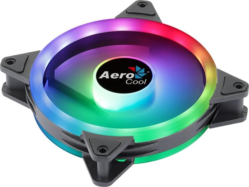 Aerocool Duo 12 Computer behuizing Ventilator 12 cm Zwart