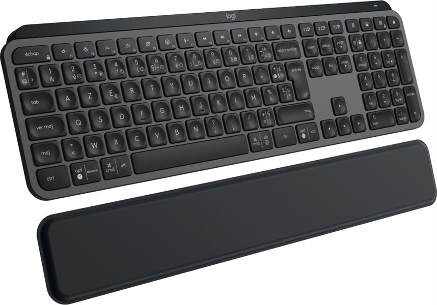 Logitech MX Keys S toetsenbord RF-draadloos + Bluetooth AZERTY Frans Grafiet