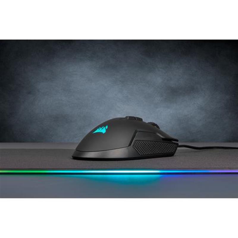 Corsair IRONCLAW RGB muis RF Wireless Bluetooth USB Type-A Optisch 18000 DPI Rechtshandig