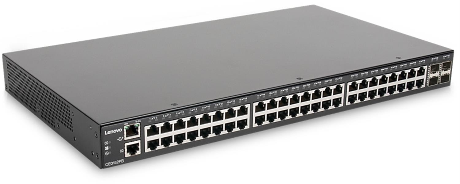 Lenovo CE0152PB Managed L2/L3 Gigabit Ethernet (10/100/1000) Zwart 1U Power over Ethernet (PoE)