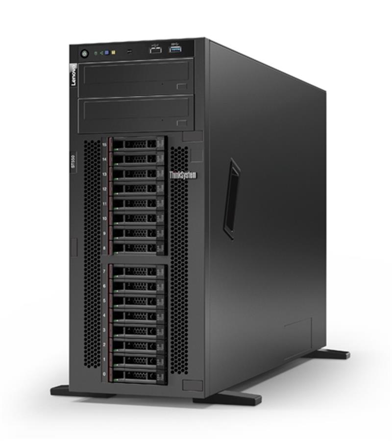 Lenovo ThinkSystem ST550 server Tower Intel® Xeon® Silver 4214 2,2 GHz 16 GB DDR4-SDRAM 550 W