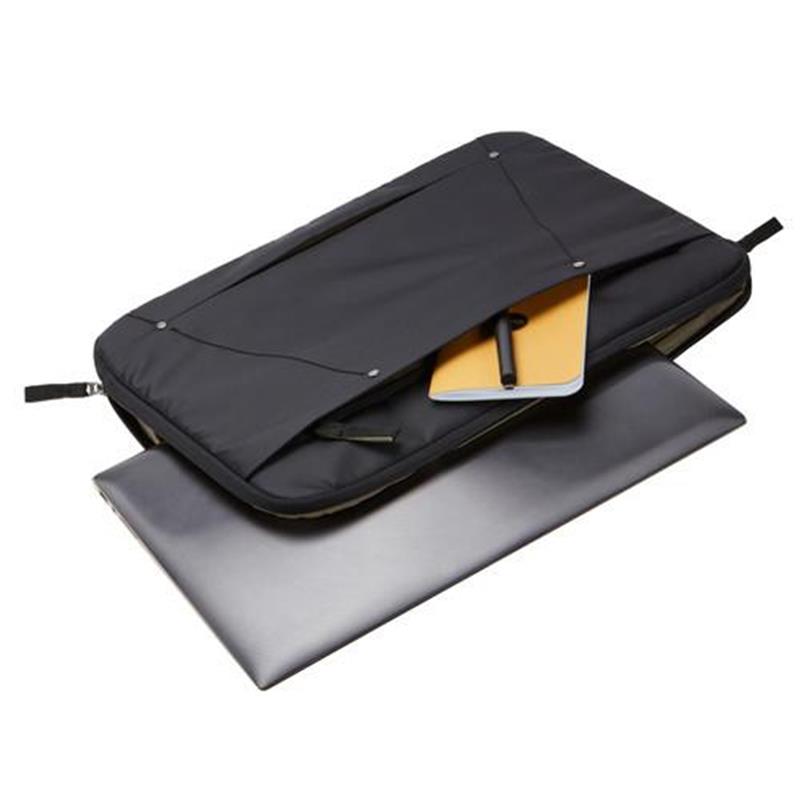 Case Logic Deco DECOS-114 Black notebooktas 35,8 cm (14.1"") Opbergmap/sleeve Zwart