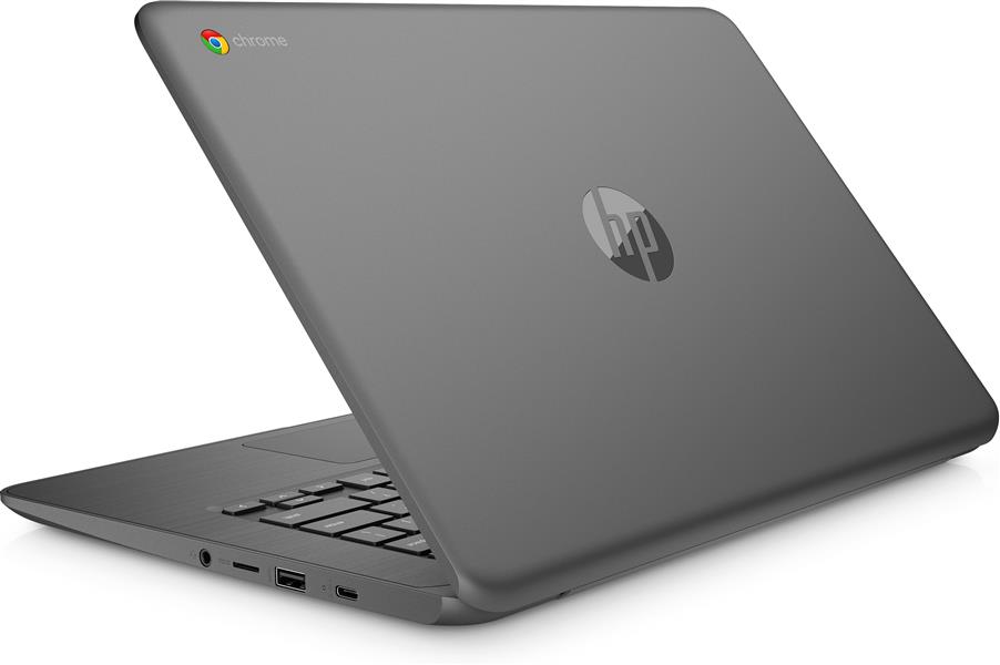 HP Chromebook 14A G5 Grijs 35,6 cm (14"") 1366 x 768 Pixels 7th Generation AMD A4-Series APUs 4 GB DDR4-SDRAM 32 GB eMMC Wi-Fi 5 (802.11ac) Chrome OS