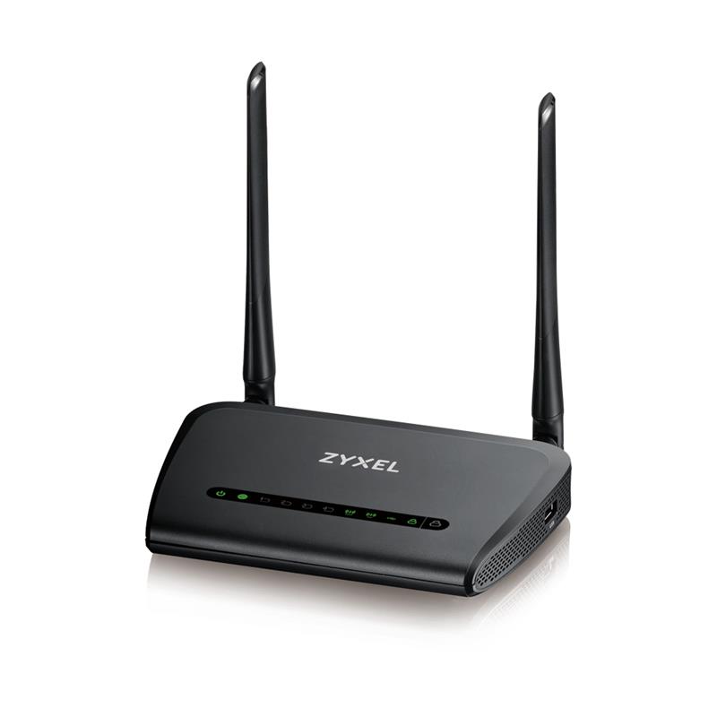 Zyxel NBG6515 draadloze router Dual-band (2.4 GHz / 5 GHz) Gigabit Ethernet Zwart
