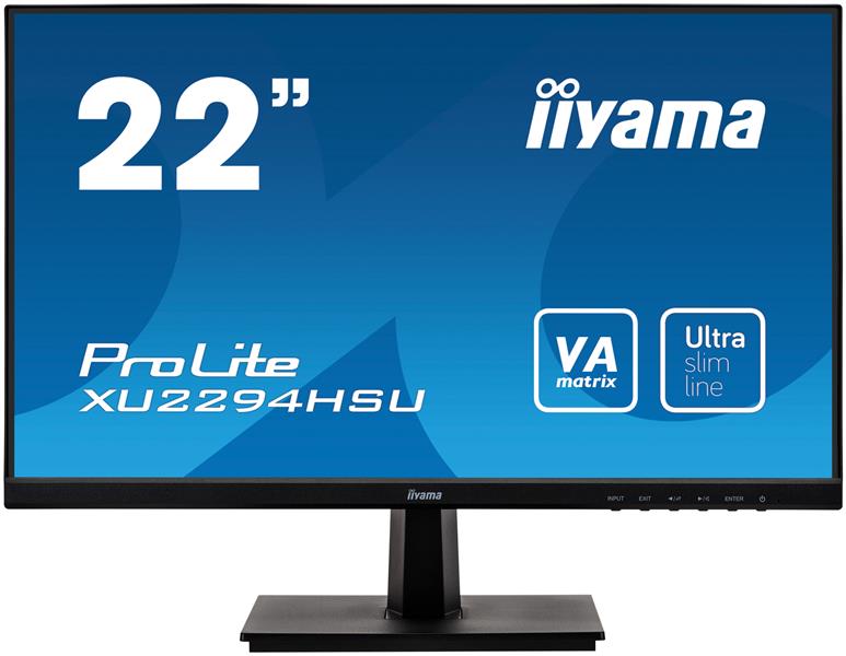 iiyama ProLite XU2294HSU-B1 LED display 54,6 cm (21.5"") 1920 x 1080 Pixels Full HD Flat Mat Zwart