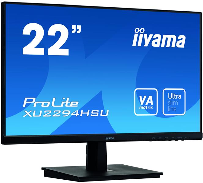 iiyama ProLite XU2294HSU-B1 LED display 54,6 cm (21.5"") 1920 x 1080 Pixels Full HD Flat Mat Zwart