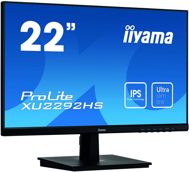 iiyama ProLite XU2292HS-B1 LED display 54,6 cm (21.5"") 1920 x 1080 Pixels Full HD Flat Zwart