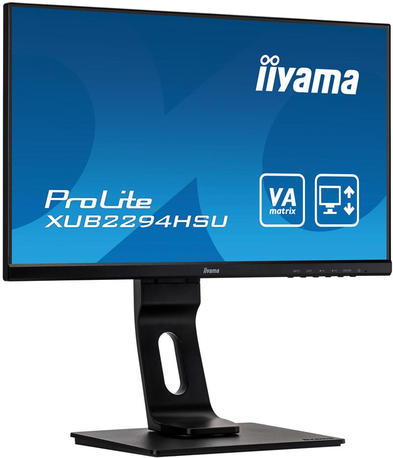 iiyama ProLite XUB2294HSU-B1 LED display 54,6 cm (21.5"") 1920 x 1080 Pixels Full HD Flat Zwart