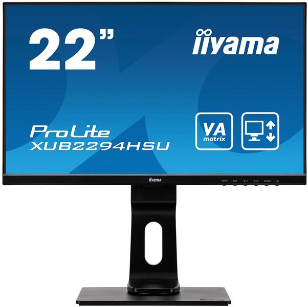 iiyama ProLite XUB2294HSU-B1 LED display 54,6 cm (21.5"") 1920 x 1080 Pixels Full HD Flat Zwart