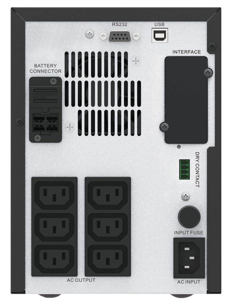 APC SMV1000CAI Noodstroomvoeding - 6x C13, USB, 1000VA