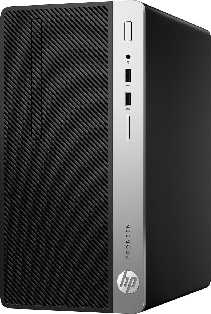 HP ProDesk 400 G6 Intel® 9ste generatie Core™ i7 i7-9700 8 GB DDR4-SDRAM 256 GB SSD Zwart Micro Tower PC