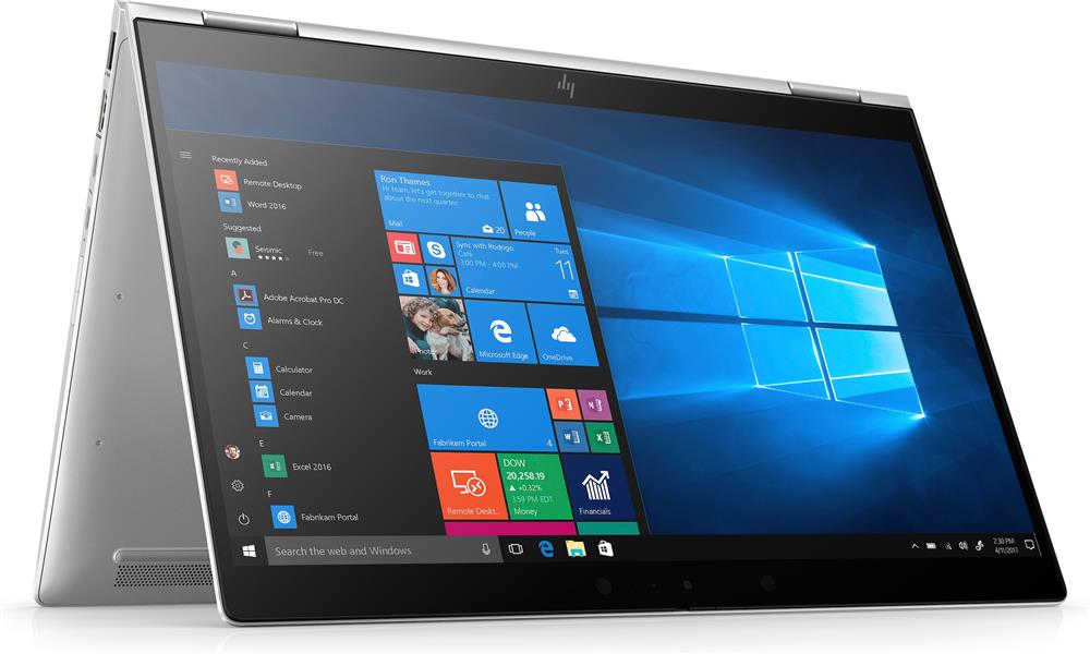 HP EliteBook x360 1040 G6 Zilver Hybride (2-in-1) 35,6 cm (14"") 1920 x 1080 Pixels Touchscreen Intel® 8ste generatie Core™ i7 16 GB DDR4-SDRAM 512 GB