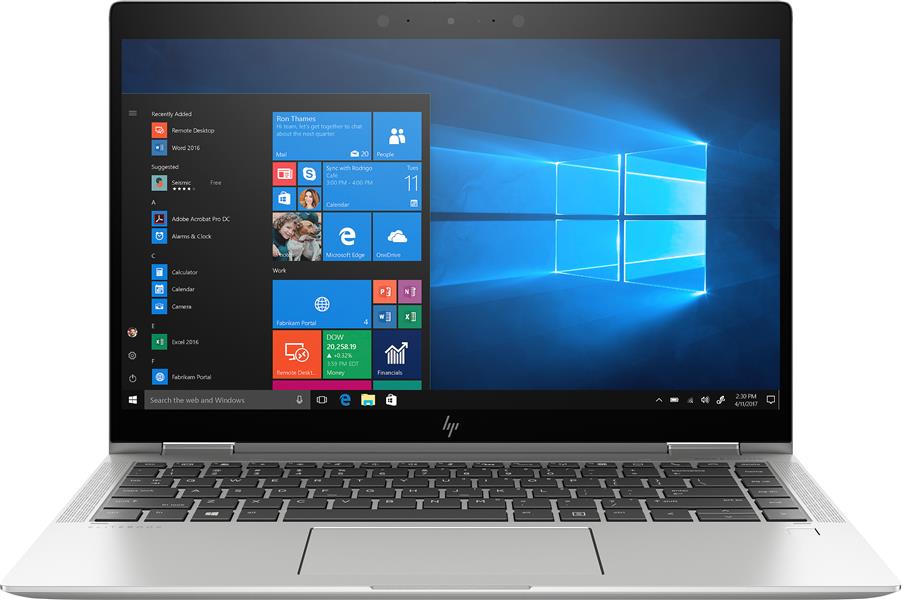 HP EliteBook x360 1040 G6 Zilver Hybride (2-in-1) 35,6 cm (14"") 1920 x 1080 Pixels Touchscreen Intel® 8ste generatie Core™ i7 16 GB DDR4-SDRAM 512 GB