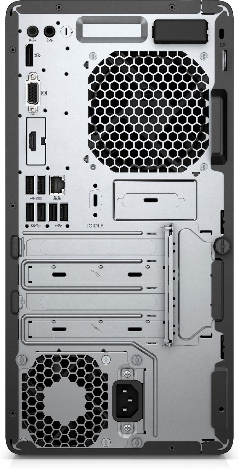 HP ProDesk 400 G6 Intel® 9ste generatie Core™ i5 i5-9500 8 GB DDR4-SDRAM 256 GB SSD Micro Tower Zwart PC Windows 10 Pro
