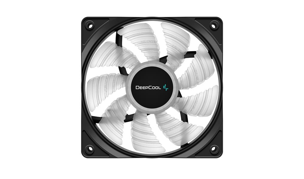 DeepCool RF120R Computer behuizing Ventilator 12 cm Zwart, Doorschijnend 1 stuk(s)