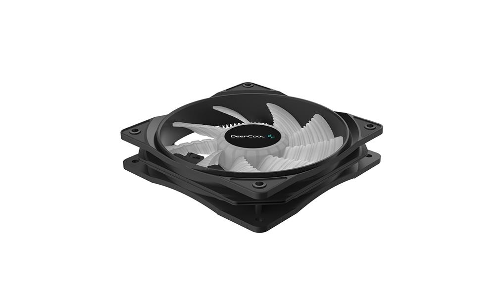 DeepCool RF120R Computer behuizing Ventilator 12 cm Zwart, Doorschijnend 1 stuk(s)