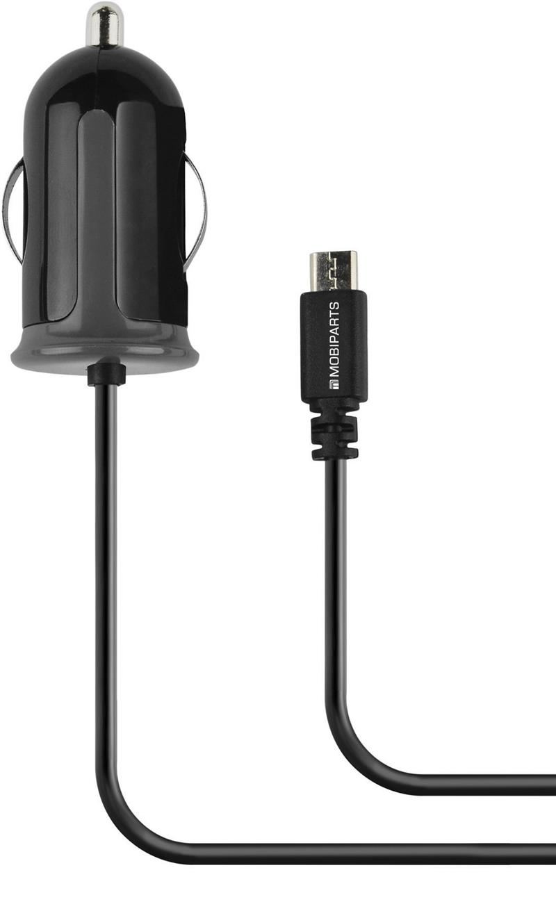 Mobiparts Car Charger Micro USB 2.1A Black