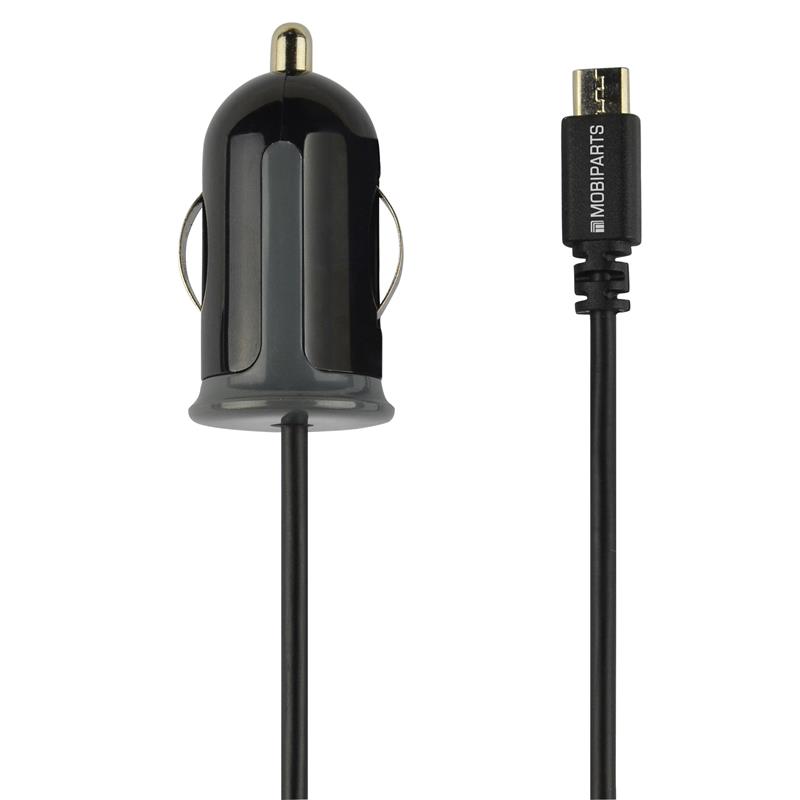 Mobiparts Car Charger Micro USB 2.1A Black