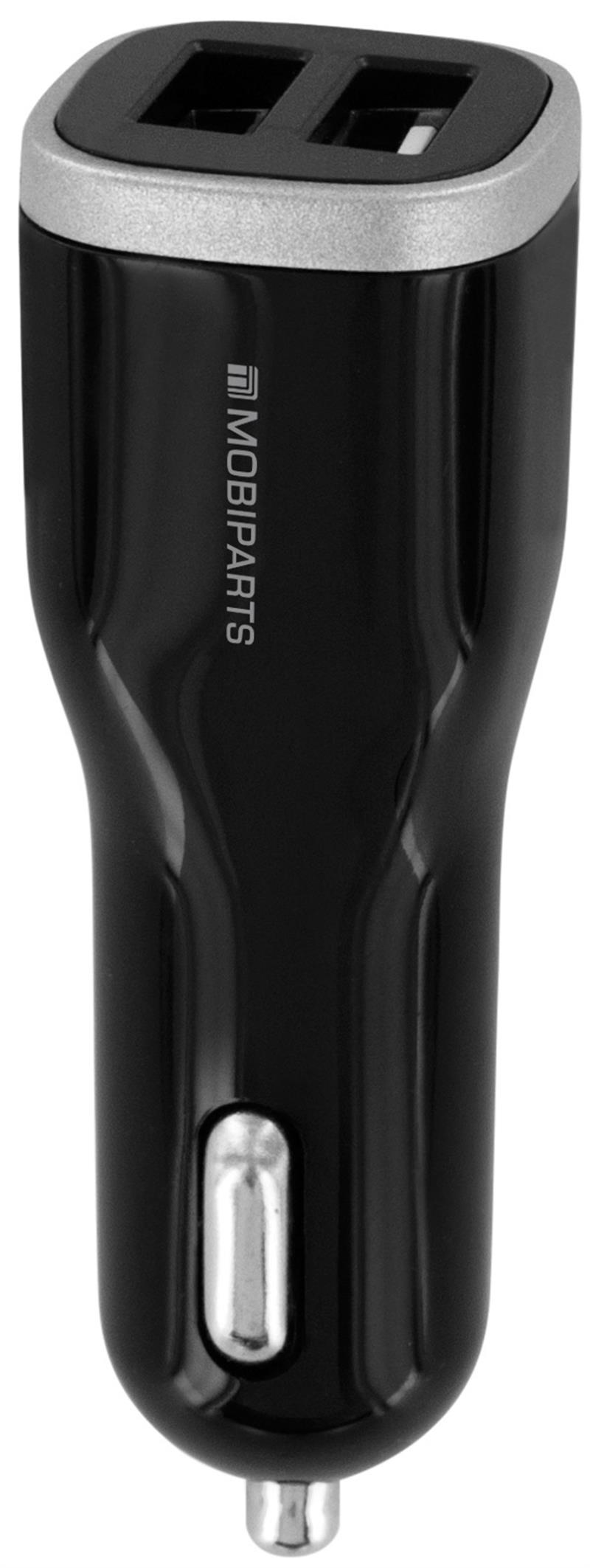 Mobiparts Car Charger Dual USB 2.4A Black