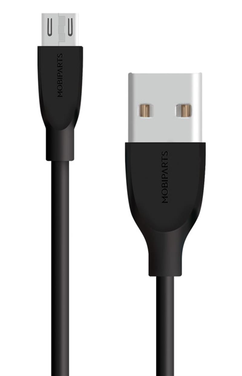 Mobiparts Micro USB to USB Cable 2A 2 m Black