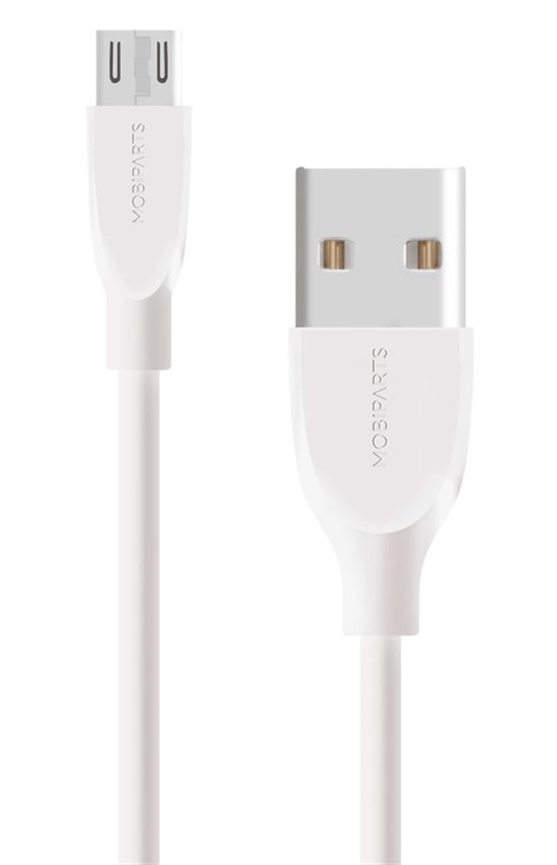 Mobiparts Micro USB to USB Cable 2A 50 cm White