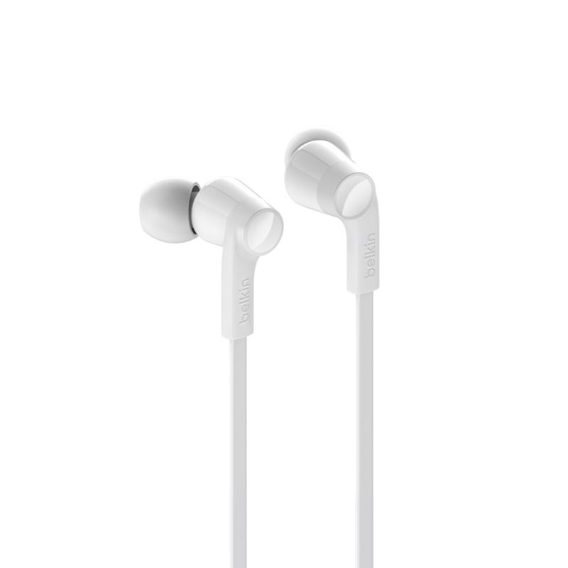 Belkin ROCKSTAR™ in-ear oordopjes met USB-C connector - Wit