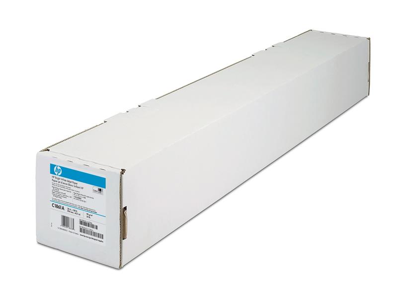 HP Bright White Inkjet Paper-914 mm x 91.4 m (36 in x 300 ft) grootformaatmedia 91,4 m