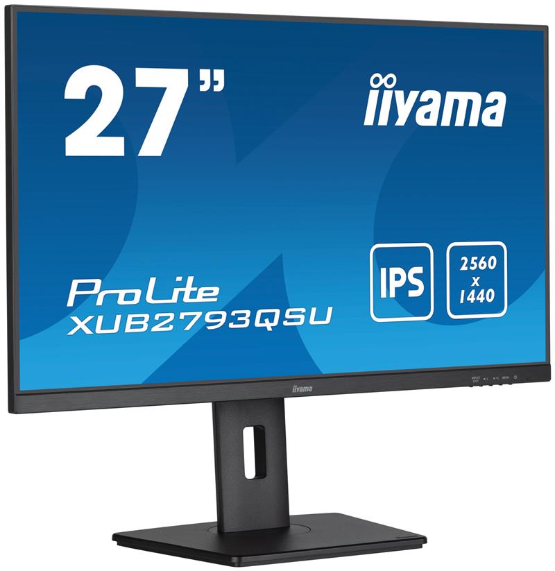 iiyama XUB2793QSU-B7 computer monitor 68,6 cm (27"") 2560 x 1140 Pixels Wide Quad HD LED Zwart