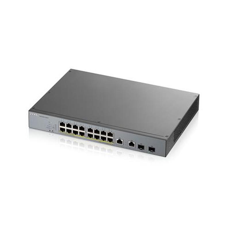 Zyxel GS1350-18HP-EU0101F netwerk-switch Managed L2 Gigabit Ethernet (10/100/1000) Grijs Power over Ethernet (PoE)