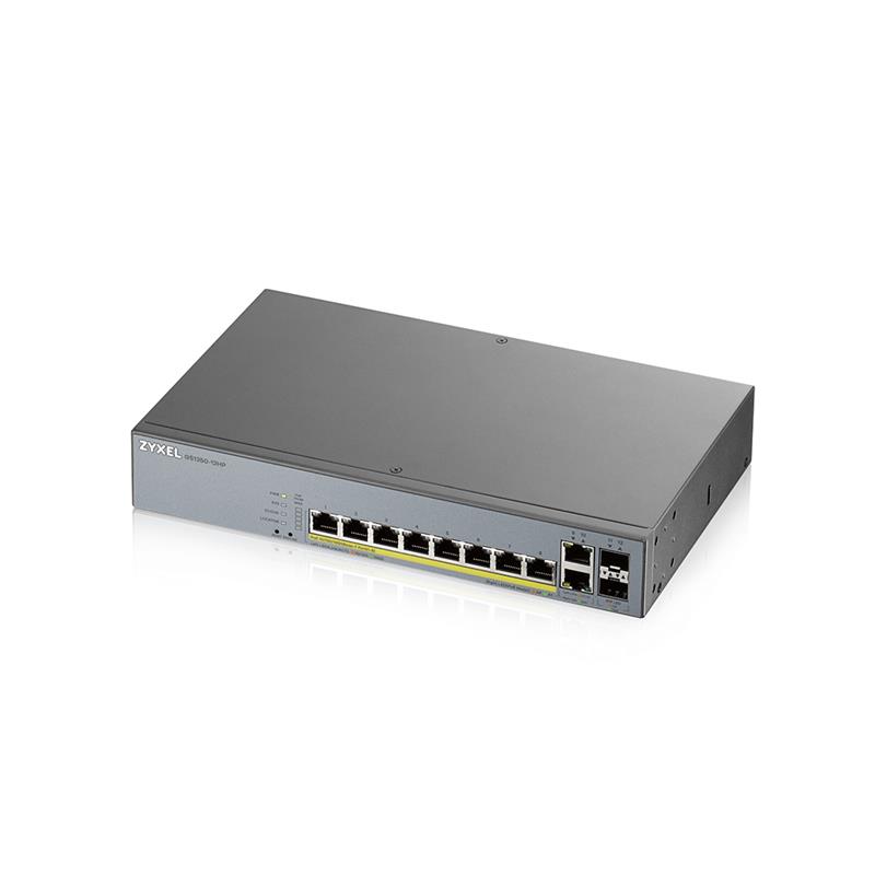 Zyxel GS1350-12HP-EU0101F netwerk-switch Managed L2 Gigabit Ethernet (10/100/1000) Grijs Power over Ethernet (PoE)