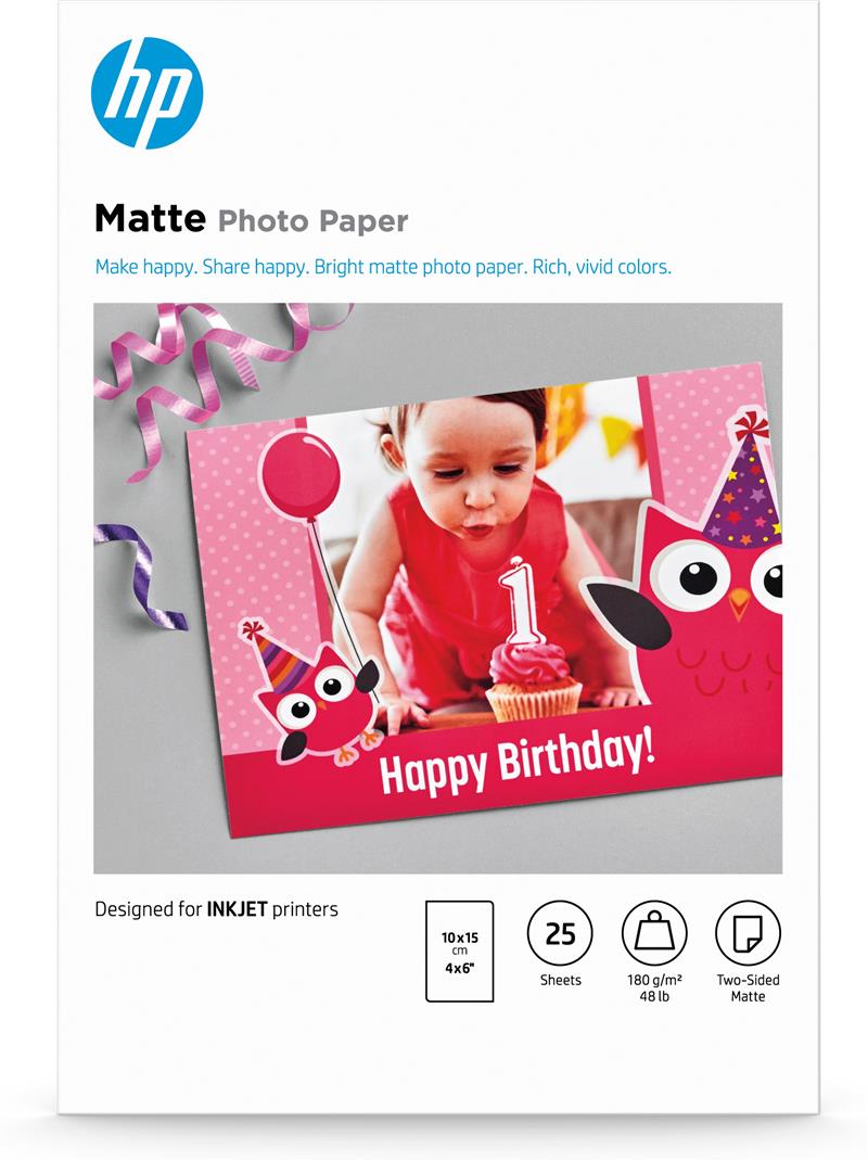 HP 7HF70A pak fotopapier Wit Mat