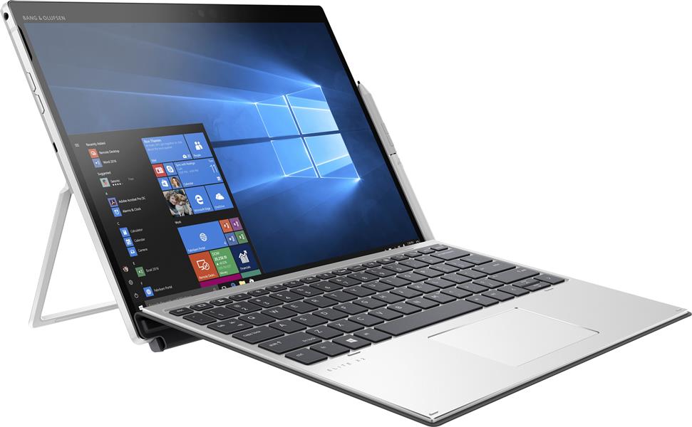 HP Elite x2 G4 Hybride (2-in-1) 31,2 cm (12.3"") Touchscreen WUXGA+ Intel® Core™ i5 i5-8265U 8 GB LPDDR3-SDRAM 256 GB SSD Wi-Fi 6 (802.11ax) Windows 1