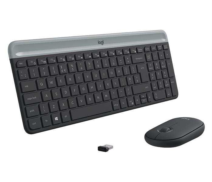 Logitech MK470 toetsenbord RF Draadloos AZERTY Belgisch Grafiet