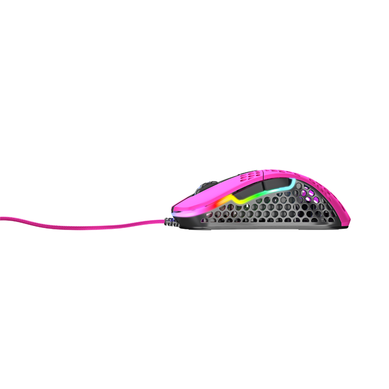 Xtrfy M4 Ultra Light - Optische Esport Gaming muis met RGB - Roze