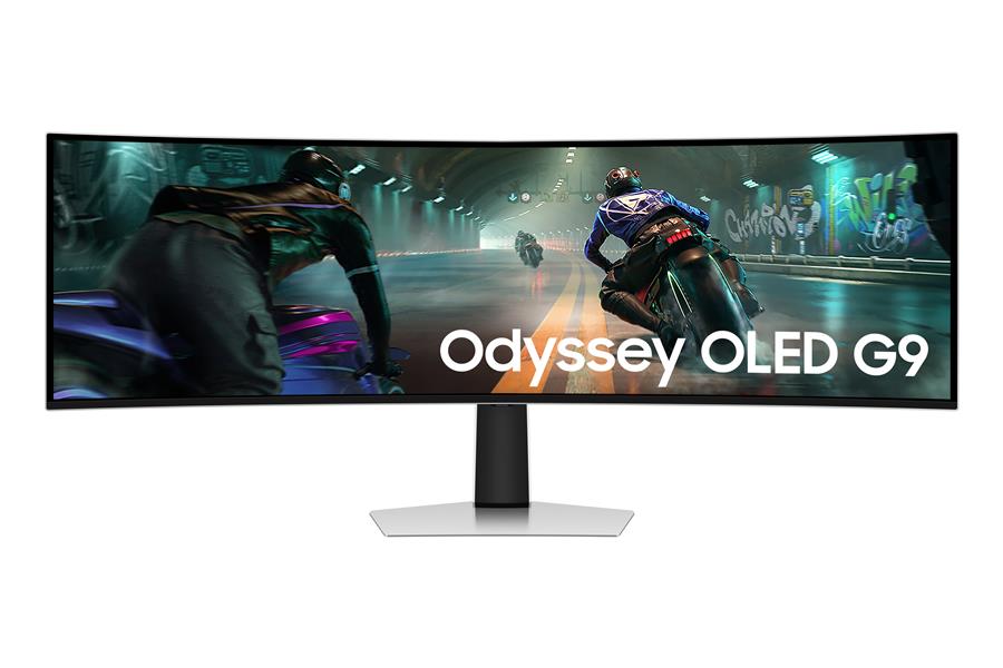 Samsung S49DG912S computer monitor 124,5 cm (49"") 5120 x 1440 Pixels Dual QHD OLED Zilver