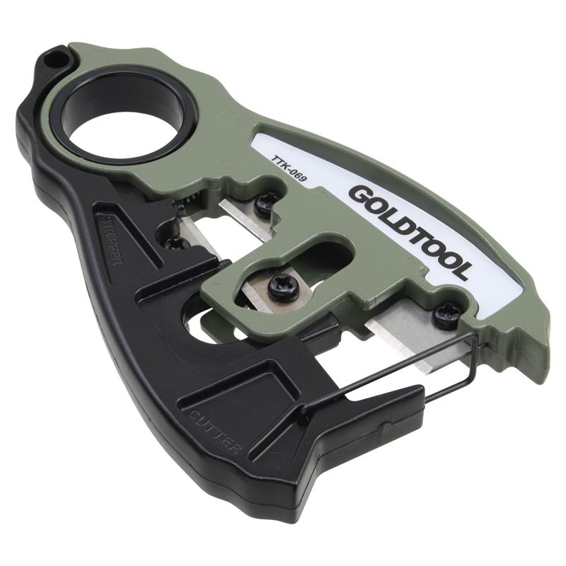 InLine Universal Cable Stripper with Cable Cutter for Patch and Coax Cable