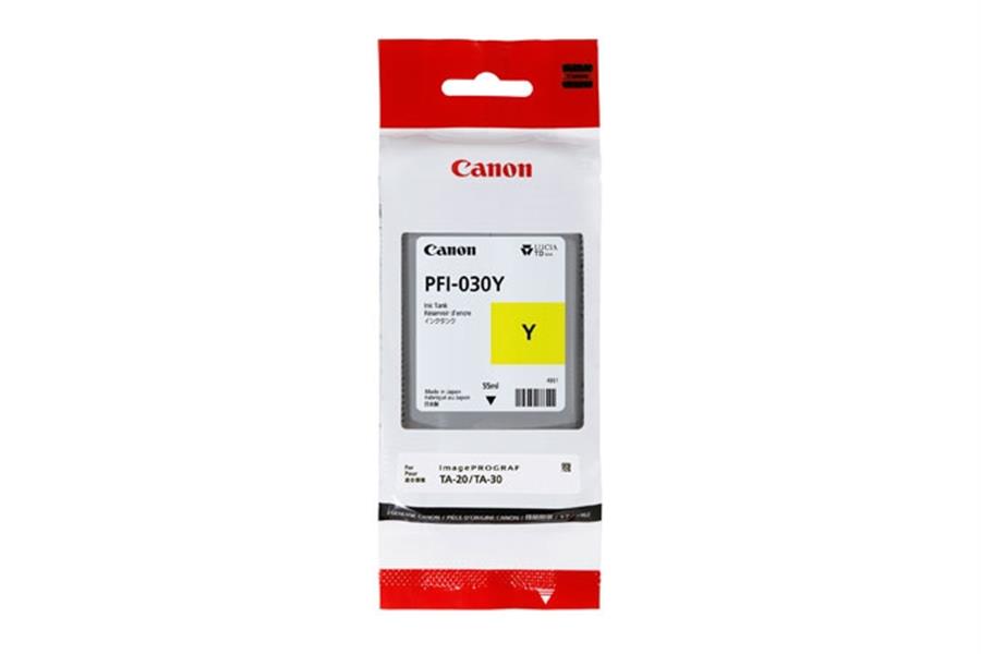Canon PFI-030Y inktcartridge 1 stuk(s) Origineel Geel
