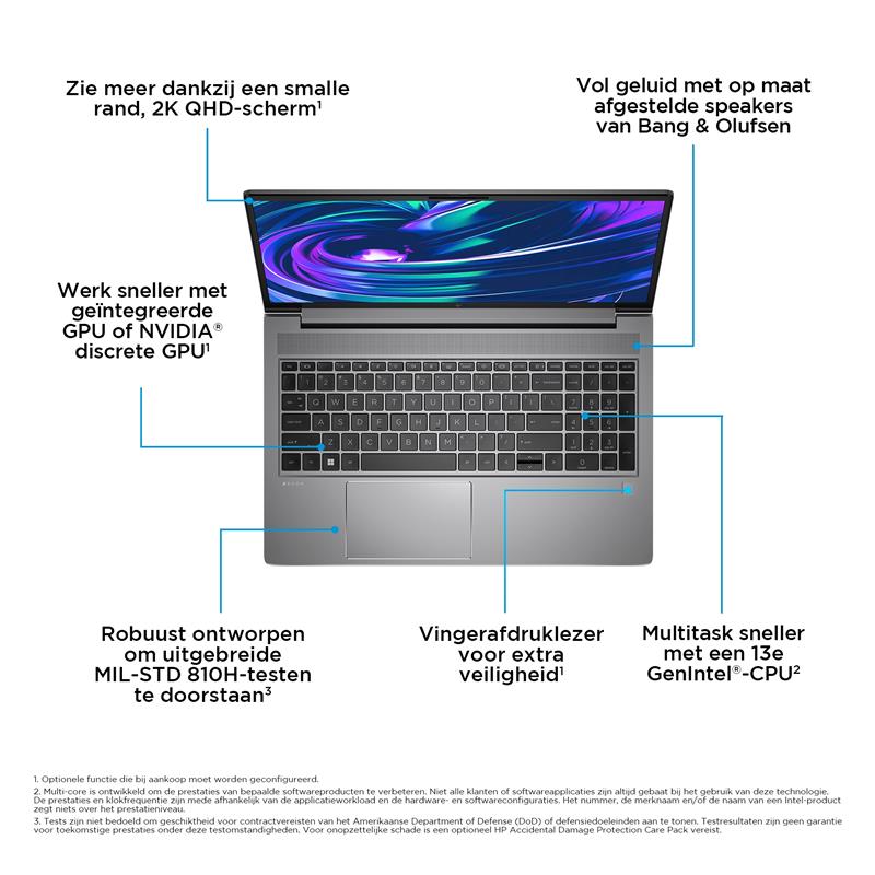 HP ZBook Power 15.6 G10 i5-13500H Mobiel werkstation 39,6 cm (15.6"") Full HD Intel® Core™ i5 16 GB DDR5-SDRAM 512 GB SSD NVIDIA RTX A500 Wi-Fi 6E (80