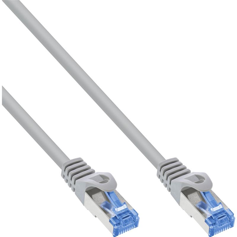InLine Patch cable Cat 6A S FTP TPE flexible grey 5m