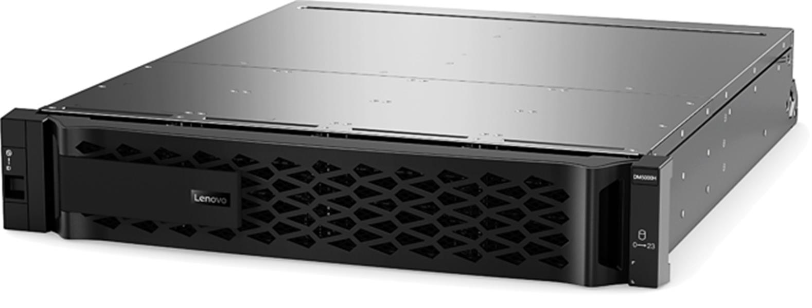 Lenovo ThinkSystem DM5000H disk array 14,4 TB Rack (2U) Zwart, Metallic