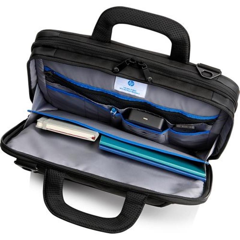 HP 14 Recycled Top Load notebooktas 35,6 cm (14"") Aktetas Zwart