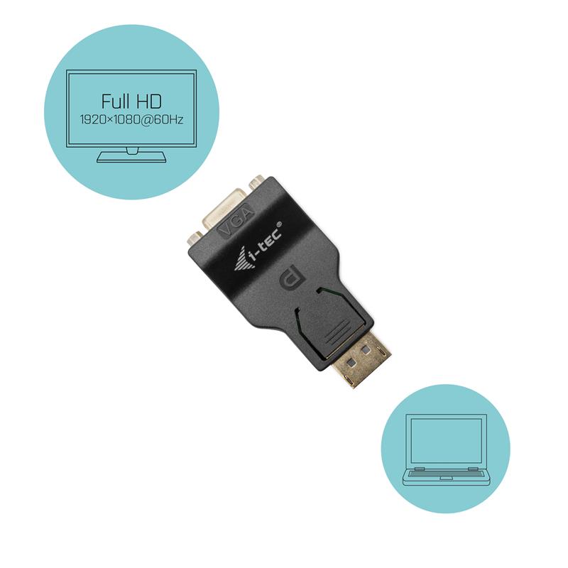 i-tec DisplayPort to VGA Adapter